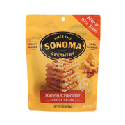 SONOMA CREAMERY Bacon Cheddar Cheese Crisps  (64g)