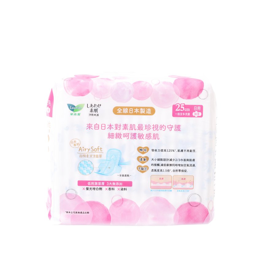LAURIER F Airy Soft US Day 25cm 17S  (17pcs)