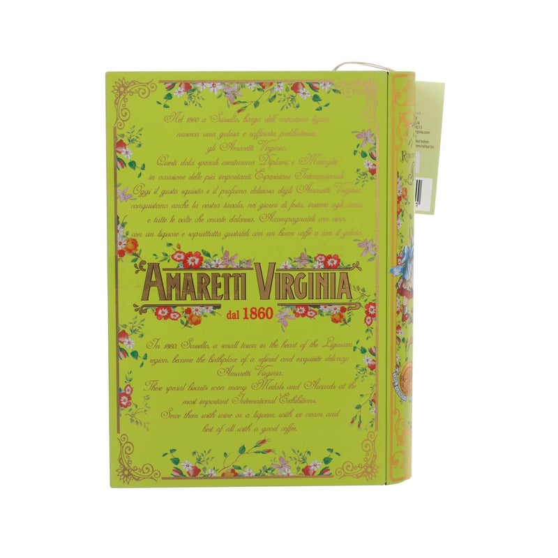 VIRGINIA Soft Amaretti Biscuits - Classic Book Gift Tin  (200g)