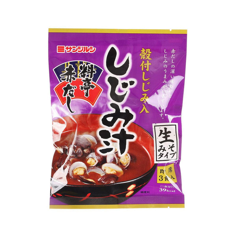 SANJIRUSHI Instant Clam Red Miso Soup  (135g)
