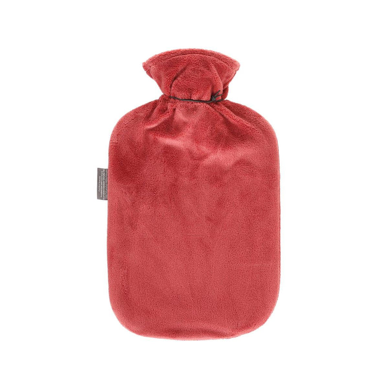 FASHY Hot Water Bag - Velour 2.0L - Rust Red