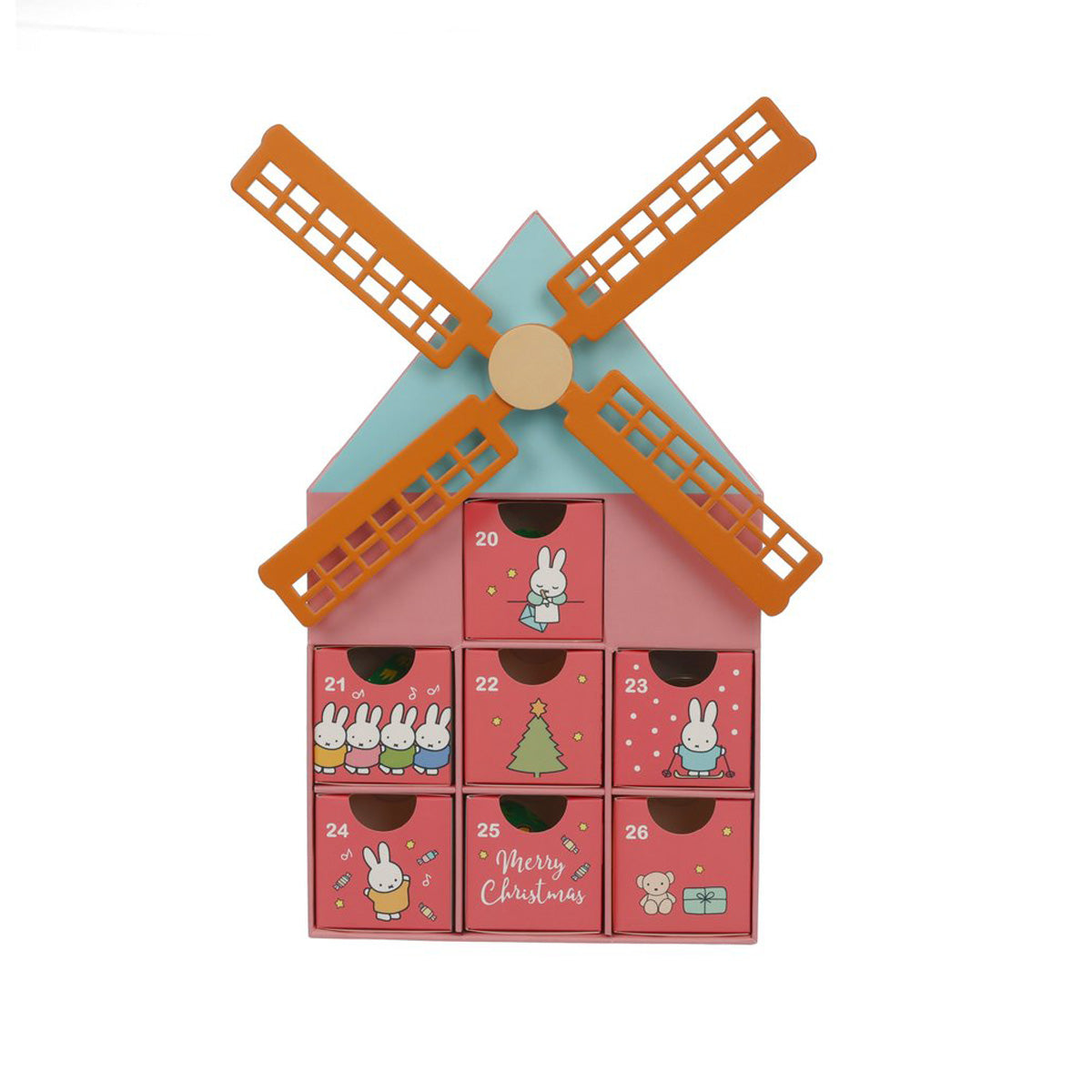 MIFFY Advent Calendar with Snack - Red  (7pcs)