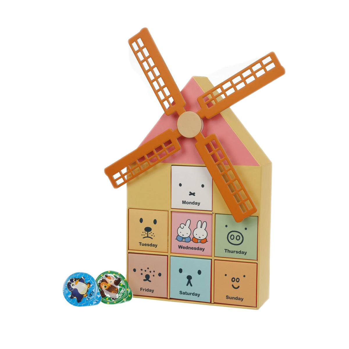 MIFFY 倒數月曆零食盒 - 黃  (7pcs)