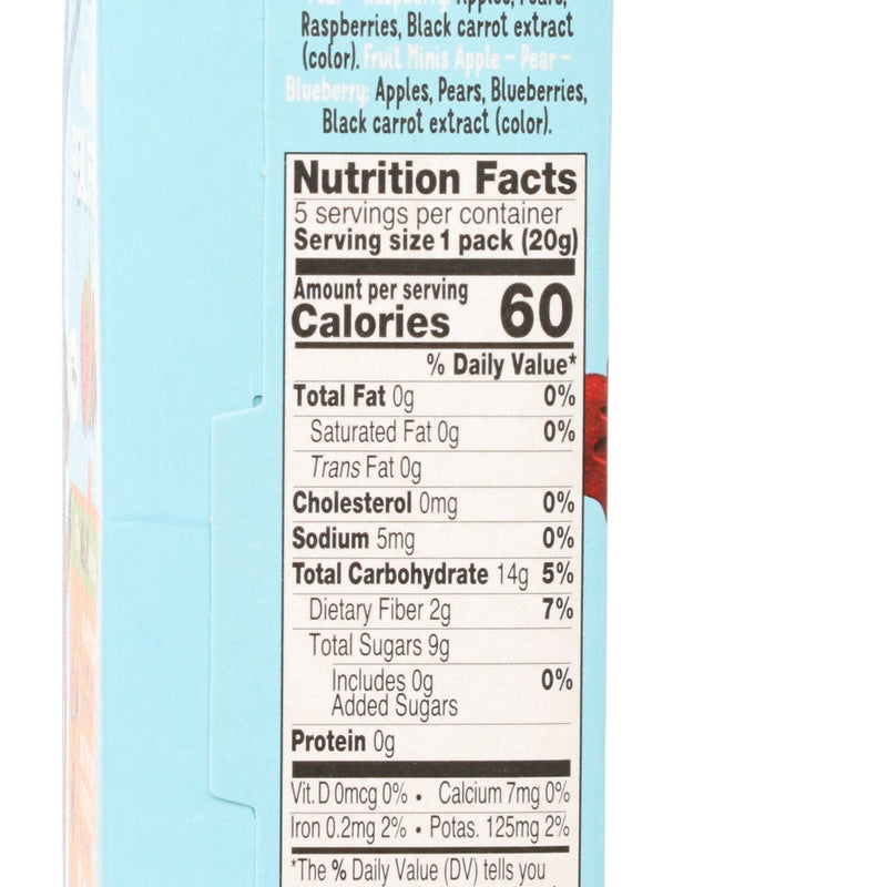 BEAR Fruits Minis Candy - Assorted Flavor  (5 x 20g)