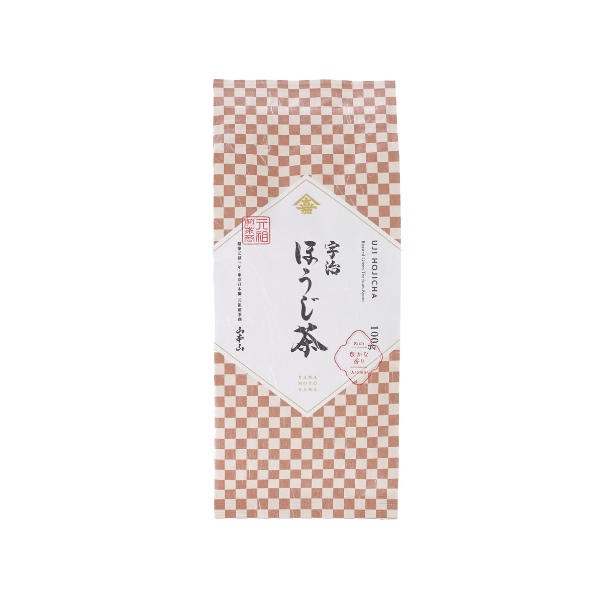 YAMAMOTOYAMA Uji Roasted Green Tea Leaf  (100g)