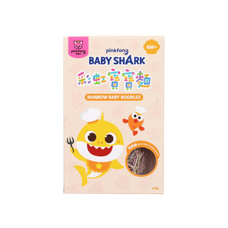 PINKFONG Baby Shark Rainbow Baby Mixed Fruit & Veggie Noodle  (150g)