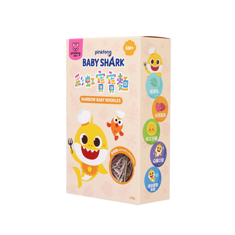 PINKFONG Baby Shark Rainbow Baby Mixed Fruit & Veggie Noodle  (150g)