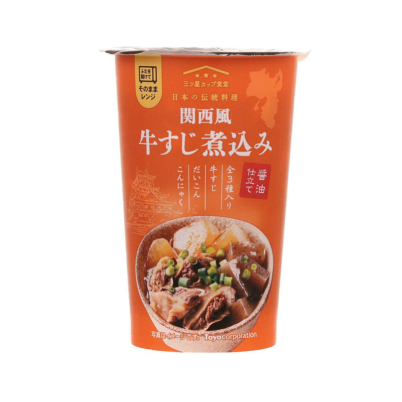 TOYOCORPORATIONS Three Stars Cup Canteen Series Instant Kansai Style Stewed Beef Tendon Cup  (230g)