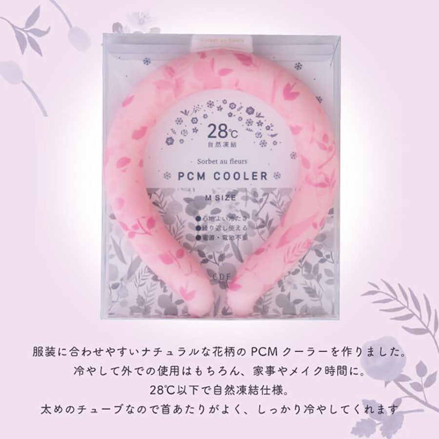 BISQUE BISQUE PCM 冰感頸環 - 花/粉紅色  (178g)