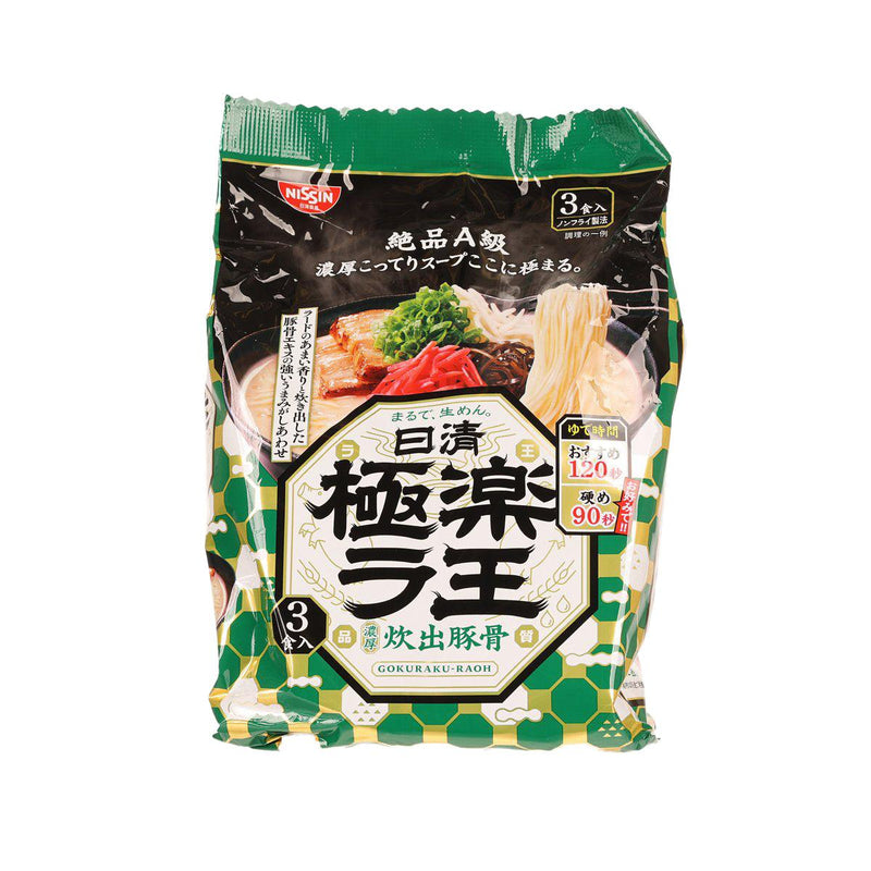 日清食品 極樂RA王 濃厚豚骨湯拉麵 (321g)