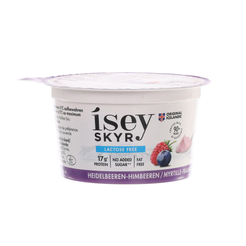 ISEY SKYR 無乳糖藍莓紅莓冰島乳酪 (170g)