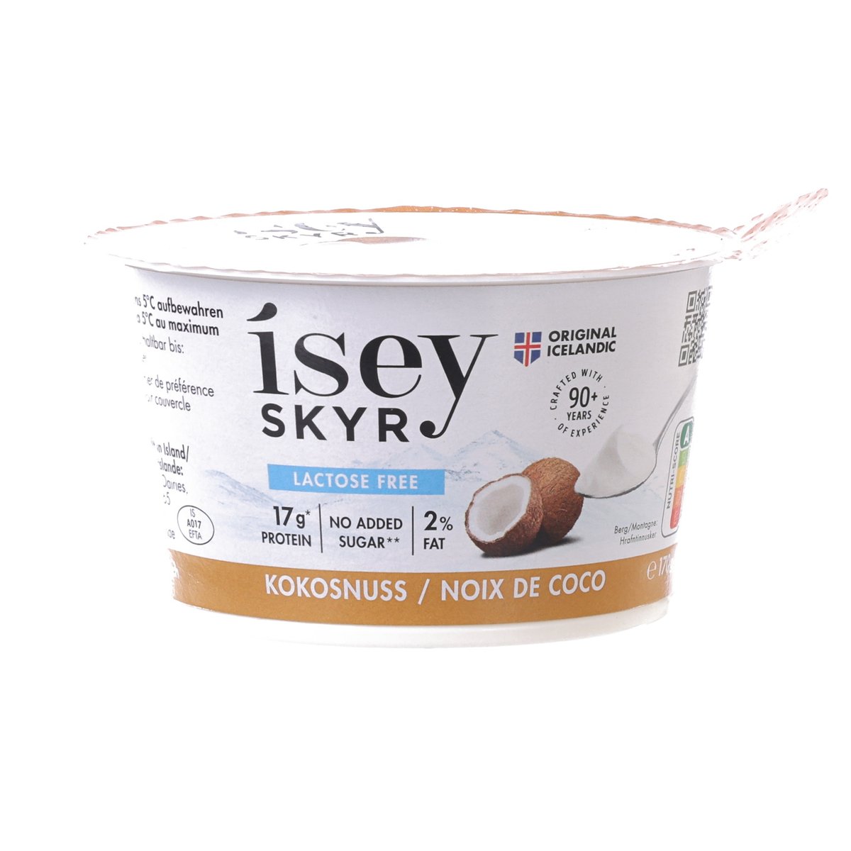 ISEY SKYR Lactose Free Skyr - Coconut  (170g)