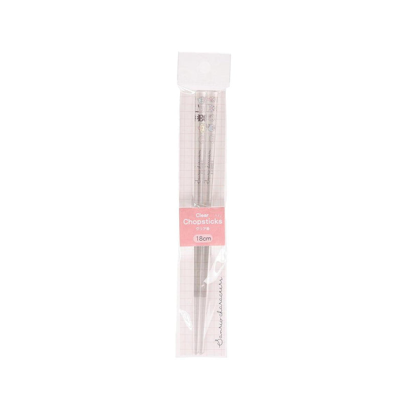 SANRIO 18cm Clear Chopsticks MX - Pink