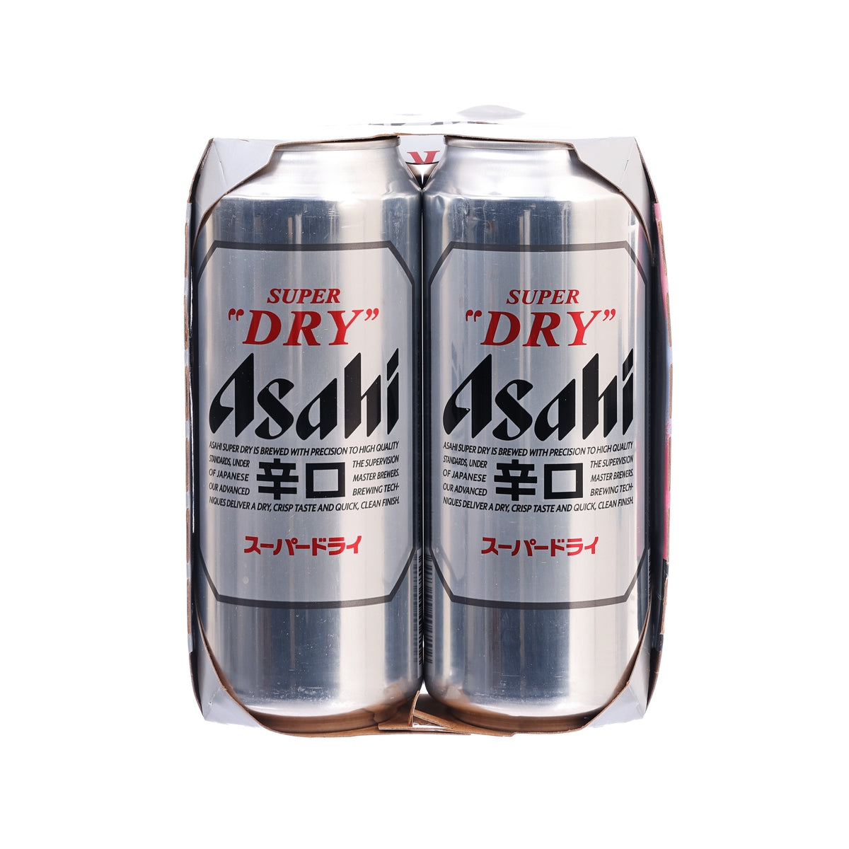 ASAHI Super Dry Beer (Alc 5%) [4 Cans]  (4 x 500mL)
