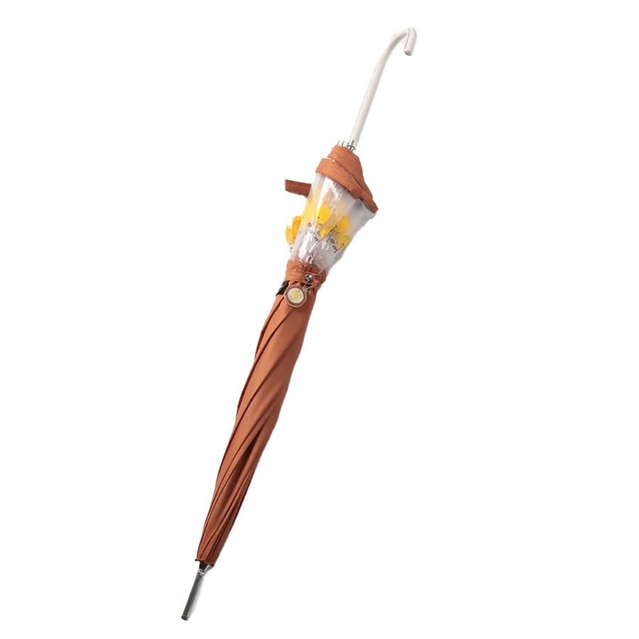 ESTAA Aderia Retro Showa Umbrella Brown Pear