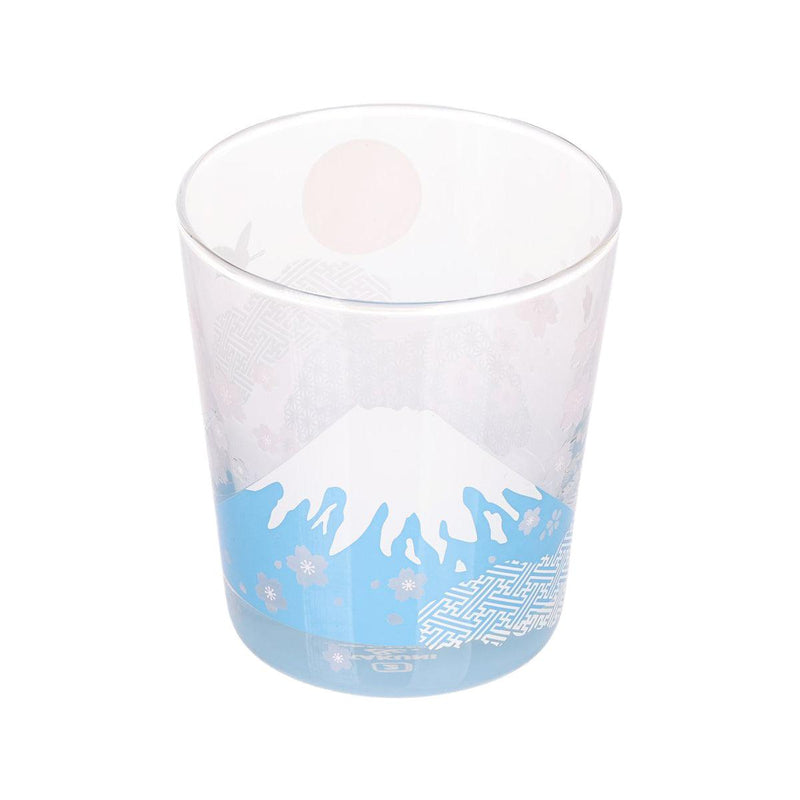 KAKUNI 感溫變色玻璃杯 300毫升 - 富士山