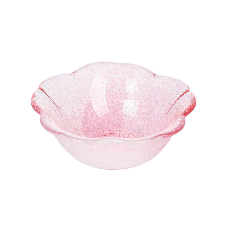 彩色櫻花玻璃碗 - 白櫻