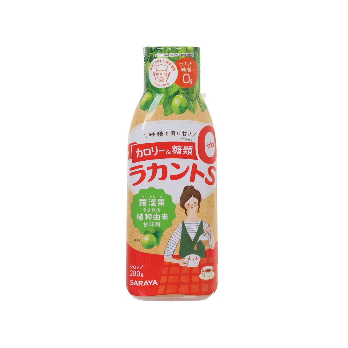 SARAYA Lakanto® S Low Carb Monk Fruit Syrup  (280g)