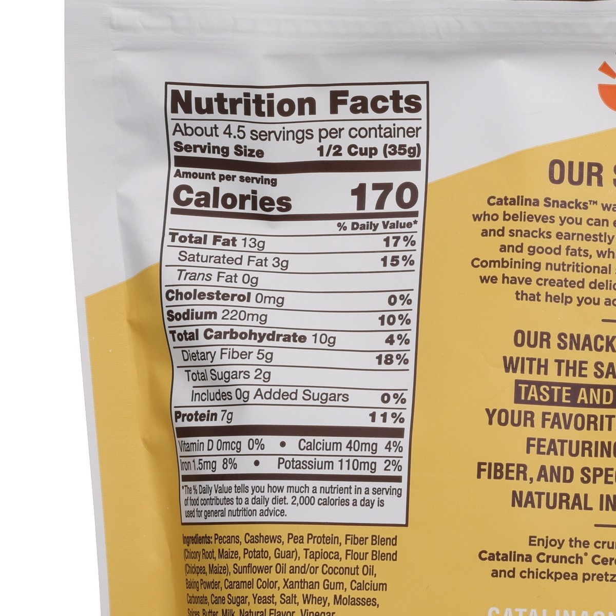 CATALINA CRUNCH Pretzel & Nuts Snack Mix - Traditional  (148g)