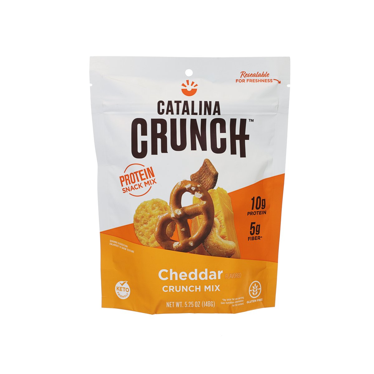 CATALINA CRUNCH Pretzel & Nuts Snack Mix - Cheddar Flavor  (148g)