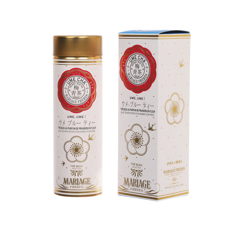 MARIAGE FRERES Ume Cha Blue Tea Leaves with Fragrance of Blossoming Plum Trees  (80g)