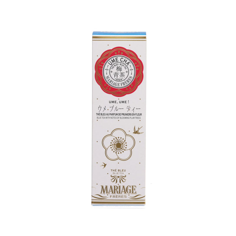 MARIAGE FRERES Ume Cha Blue Tea Leaves with Fragrance of Blossoming Plum Trees  (80g)