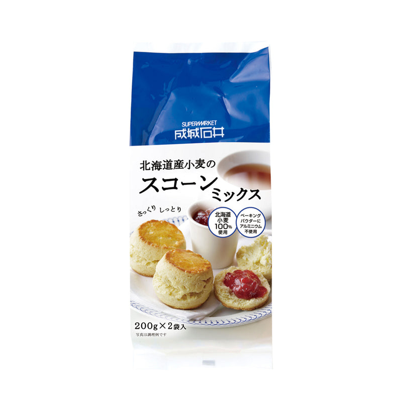 SEIJOISHII 100% Hokkaido Wheat Scone Mix  (2 x 200g)