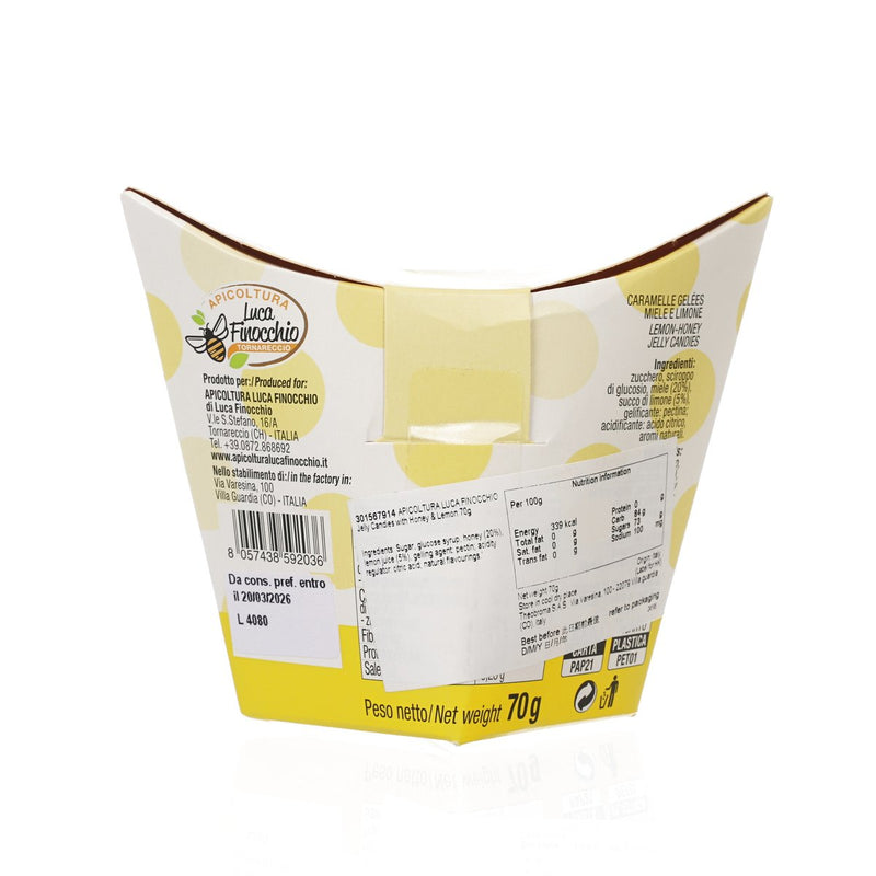 APICOLTURA LUCA FINOCCHIO Jelly Candies with Honey & Lemon  (70g)