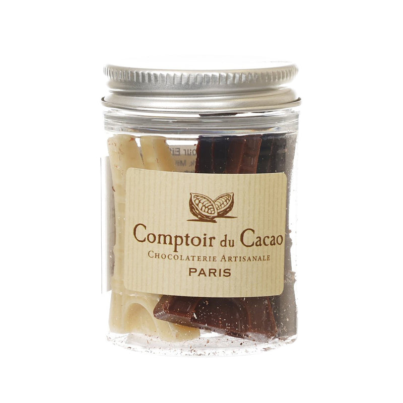 COMPTOIR DU CACAO Eiffel Tower Chocolate Assortment in Jar [Small]  (30g)