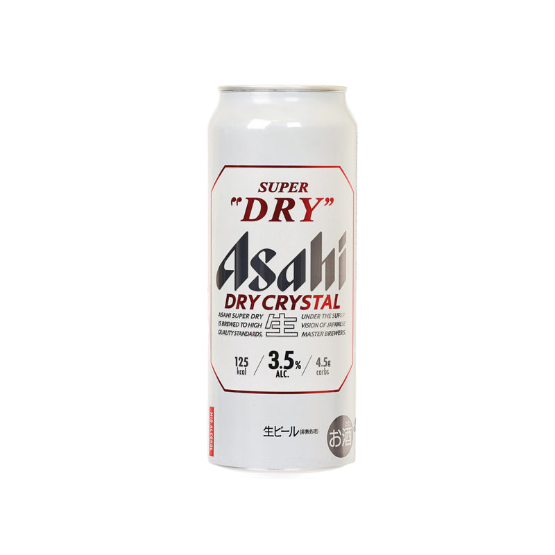 朝日 Super Dry Dry Crystal 啤酒 (酒精濃度3.5%) [罐裝] (500mL)