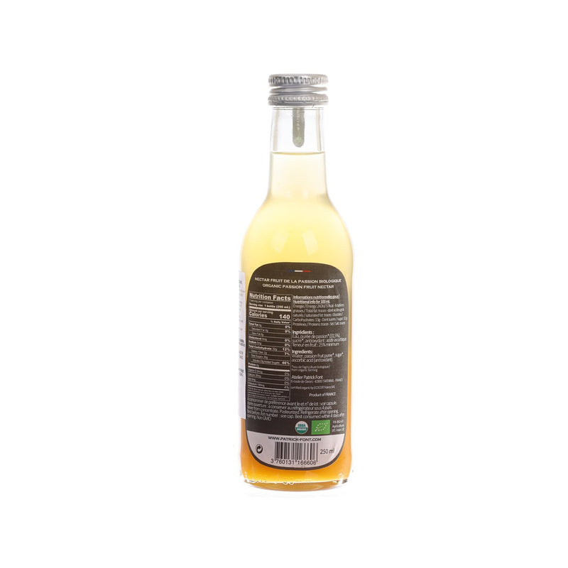 PATRICK FONT Organic Passion Nectar [Bottle]  (250mL)