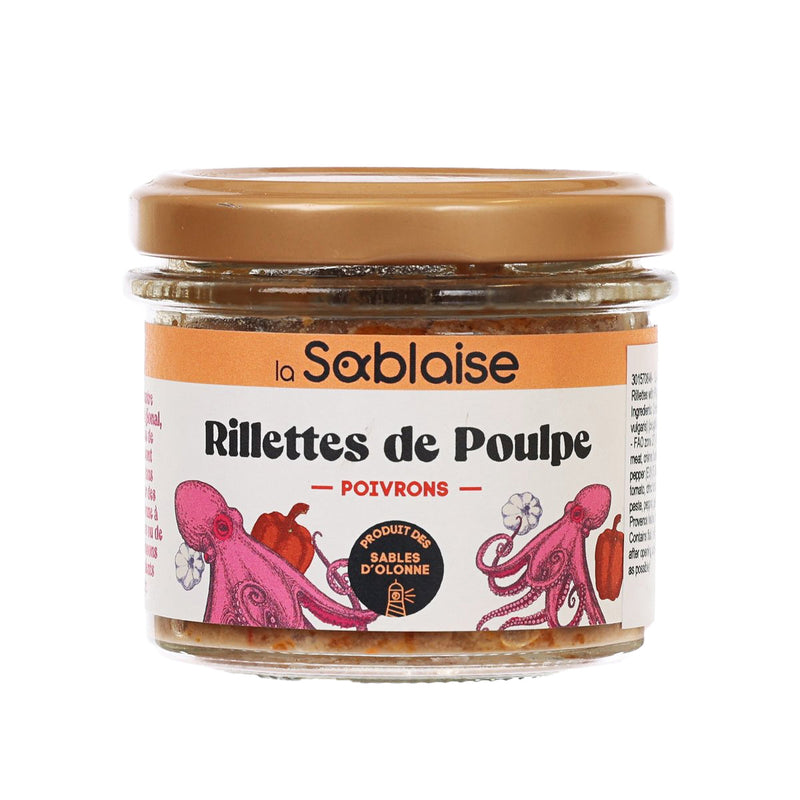 LA SABLAISE Octopus Rillettes with Peppers  (90g)