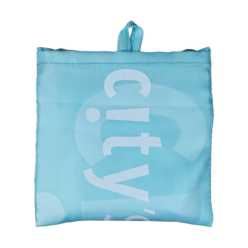 CITYSUPER Small Environmental Pocketable Bag CS Logo Baby Blue