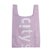 CITYSUPER Small Environmental Pocketable Bag CS Logo Purple