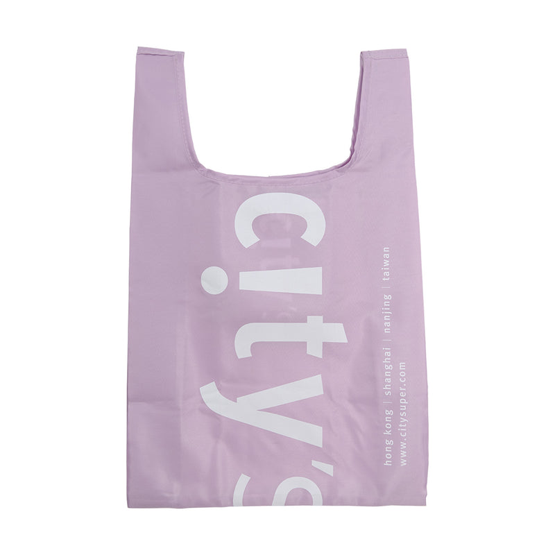 CITYSUPER Small Environmental Pocketable Bag CS Logo Purple