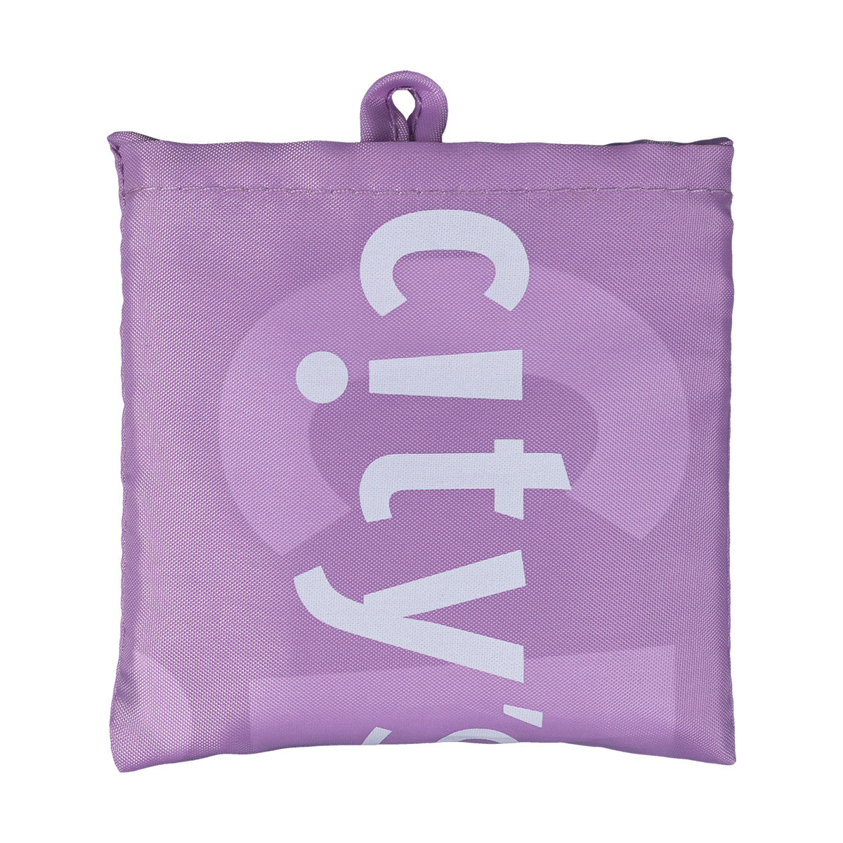 CITYSUPER Small Environmental Pocketable Bag CS Logo Purple