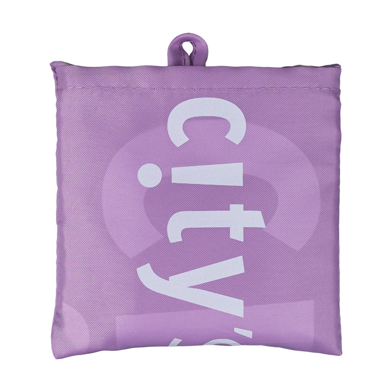 CITYSUPER Small Environmental Pocketable Bag CS Logo Purple
