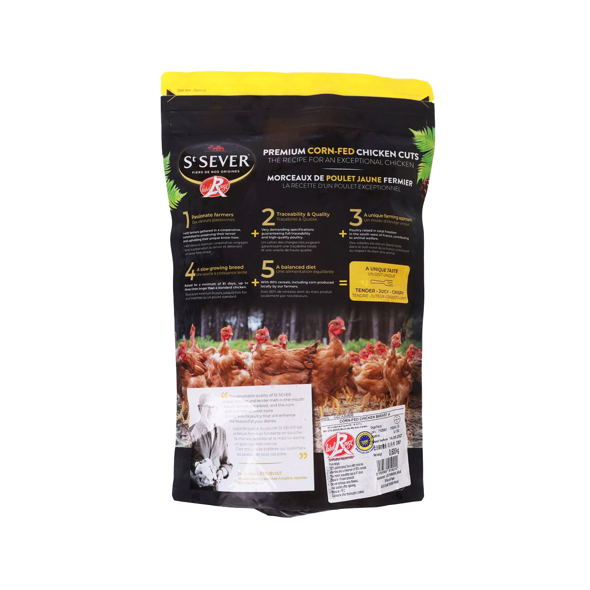 CITYSUPER French Frozen Yellow Chicken Breast - IQF (Free of Added Hormone)  (600g)