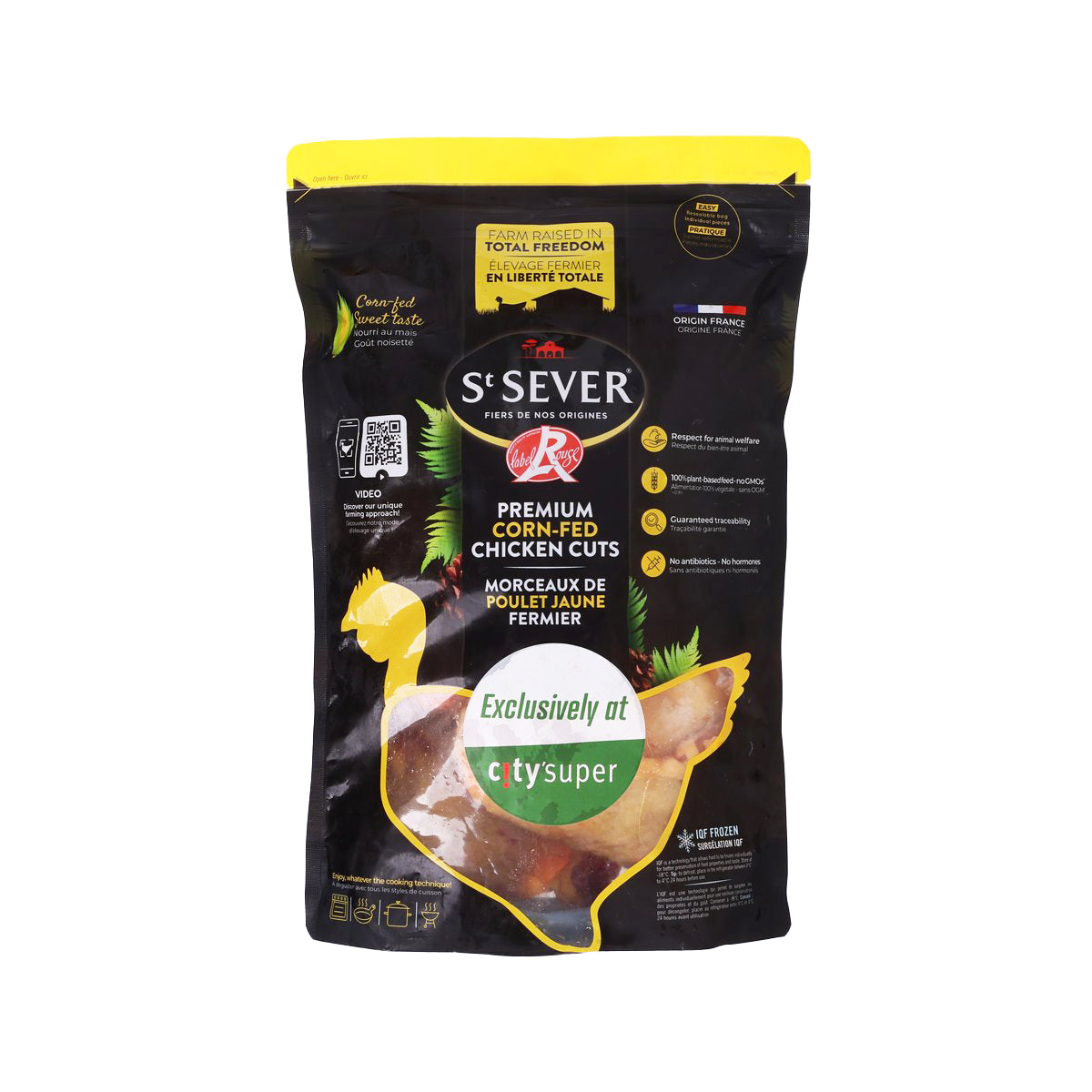 CITYSUPER 法國急凍走地黃雞雞髀肉 (無添加激素)