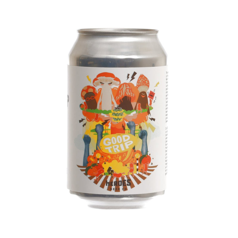 HEROES BEER Good Trip Mikan Pale Ale (Alc 4.5%) [Can]  (330mL)