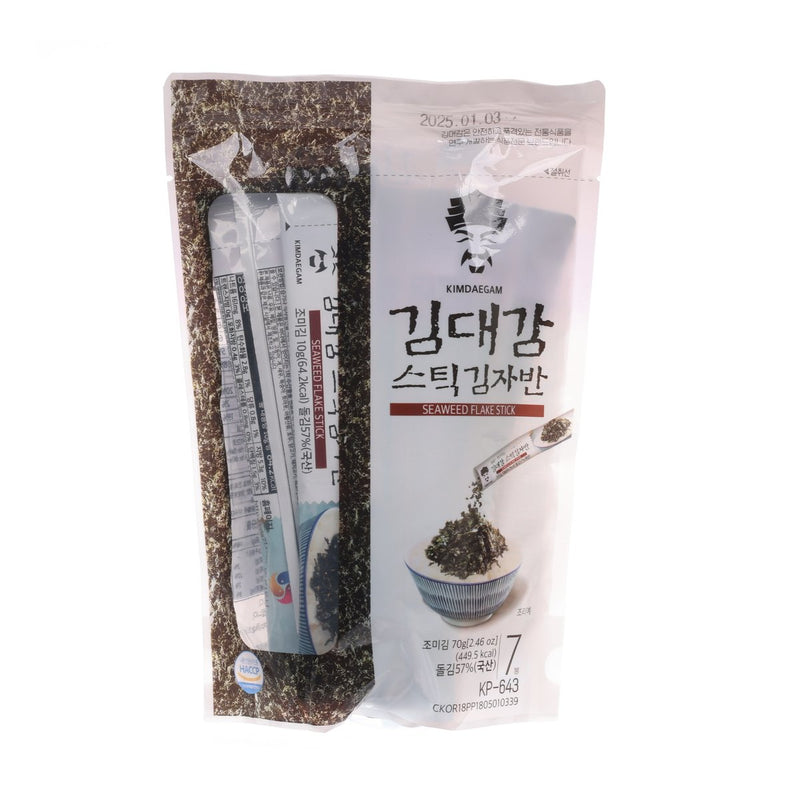 KIMDAEGAM Seaweed Flake Stick  (70g)