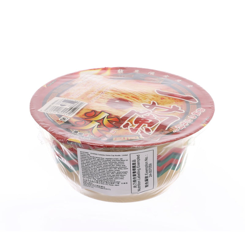 ICHIRAN Tonkotsu Honoo Cup Noodle - Limited Version  (130g)