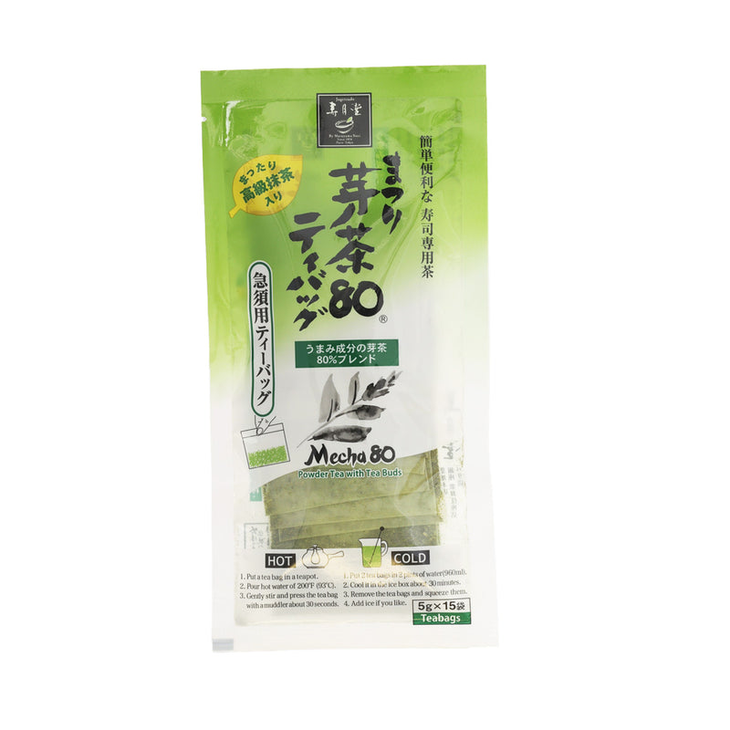 寿月堂 芽茶抹茶茶包  (75g)