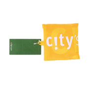 CITYSUPER 可摺疊環保袋(小)-CS Logo-芒果黃色