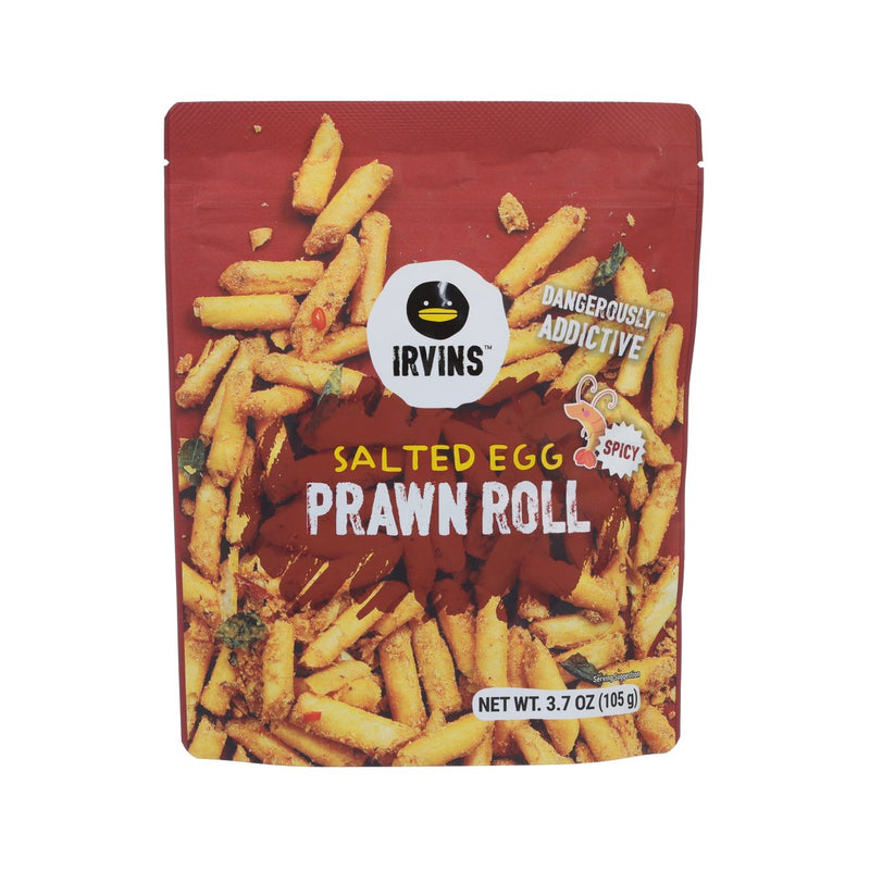 IRVINS Spicy Salted Egg Prawn Roll  (105g)