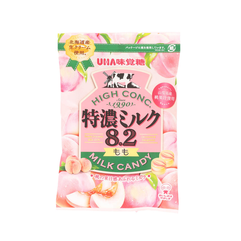 UHA 味覺糖 特濃8.2牛奶糖 - 桃 (70g)