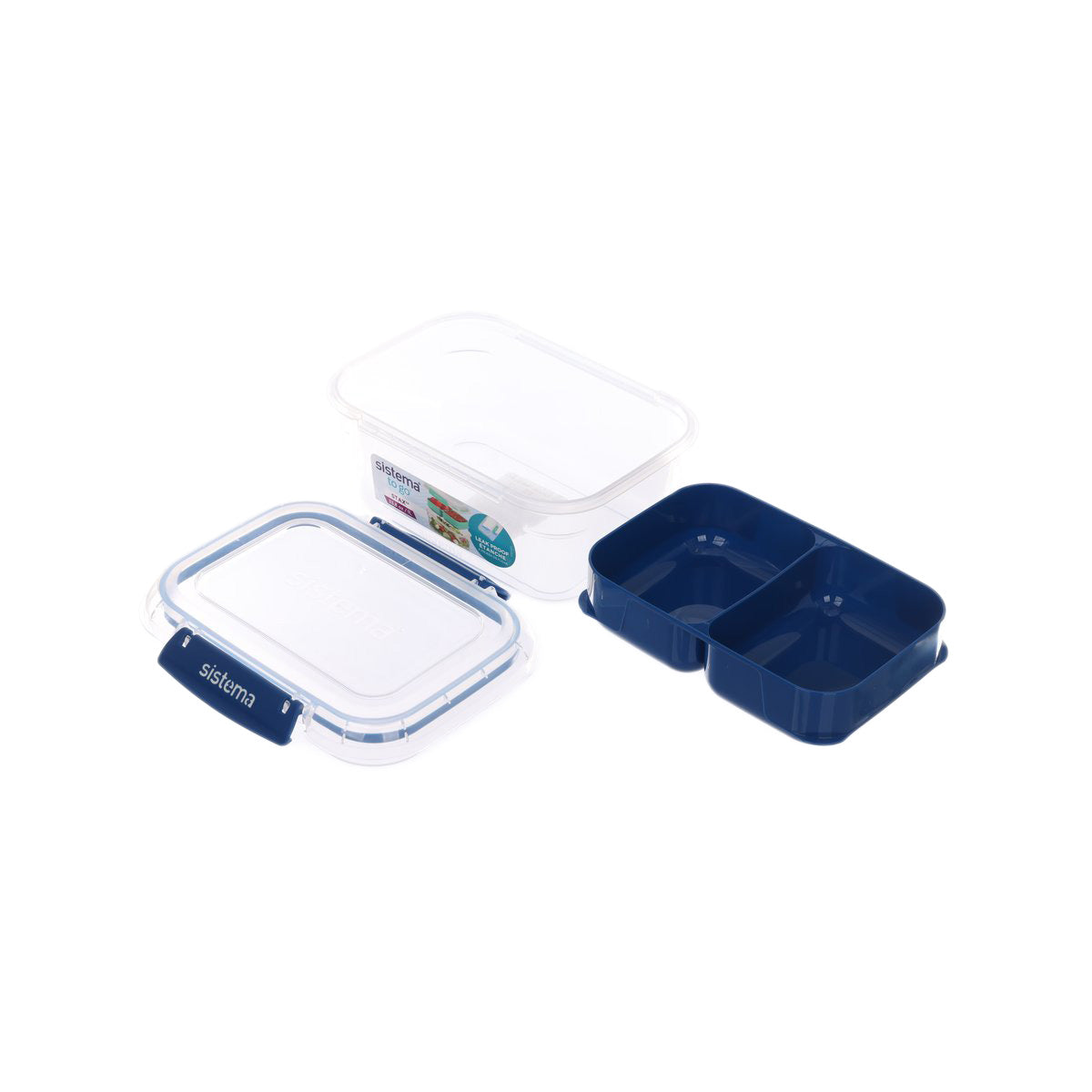 SISTEMA Rectangle Stax To Go Container 1L