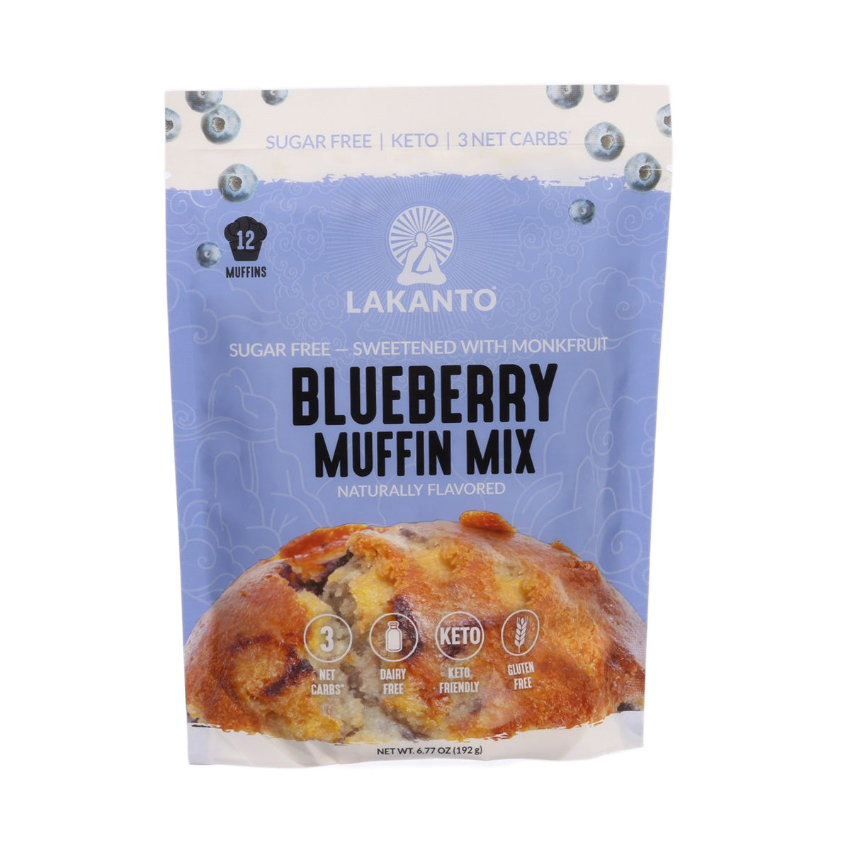 LAKANTO Blueberry Muffin Mix  (192g)