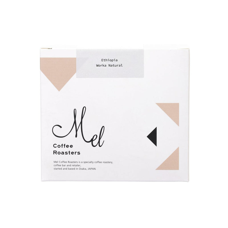 MEL COFFEE ROASTERS Whole Coffee Bean - Ethiopia Worka Natural (Light)  (200g)