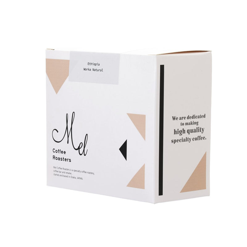 MEL COFFEE ROASTERS Whole Coffee Bean - Ethiopia Worka Natural (Light)  (200g)